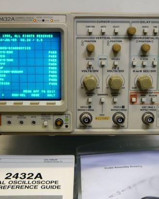 TEKTRONIX 2432A  OSCILLOSCOPIO 300 MHz 250 MS/s