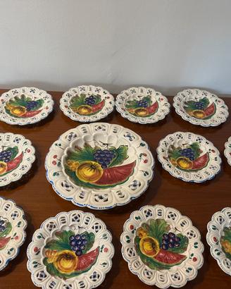 Servizio piatti da frutta/dolce