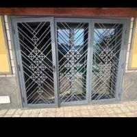 Grata in ferro battente 3 ante