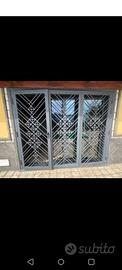 Grata in ferro battente 3 ante
