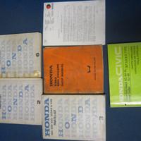 Manuale officina e parts list Honda e Triumph