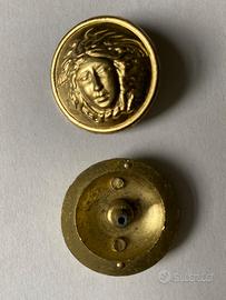 Lotto 10 borchie Versace medusa in ottone