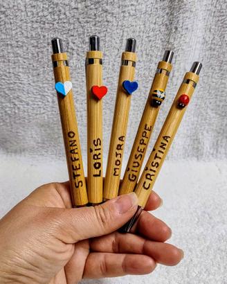 Penna Personalizzata con Nome  e Decorazione 3D