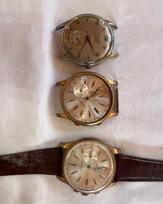 Lotto 3 Orologi Vintage