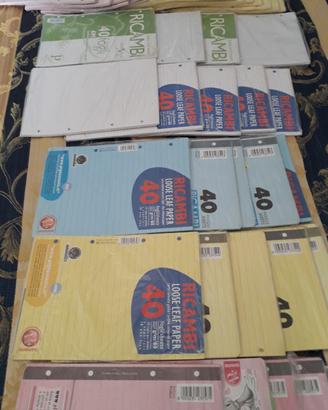 ricambi quaderni A5 assortiti 