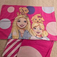 Completo lenzuola letto singolo Barbie