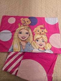 Completo lenzuola letto singolo Barbie