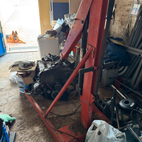 GRU idraulica OM CN portata 500kg. per officina