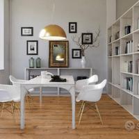 1087 - Rovere SPAZZOLATO PROFONDO STUCCATURE NERE