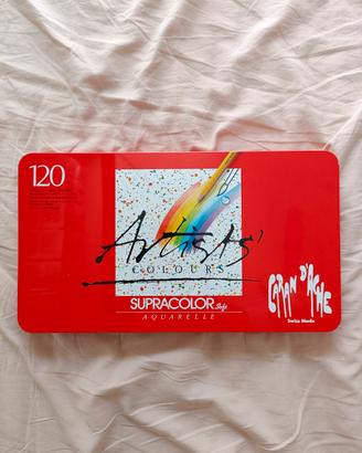 Caran d'Ache Supracolor Soft Aquarelle, 120 matite