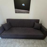 Divano letto e contenitore
