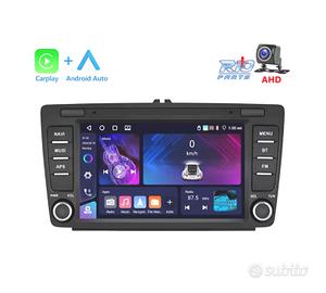 RADIO GPS ANDROID 10 PER SKODA OCTAVIA 09-13 USB T