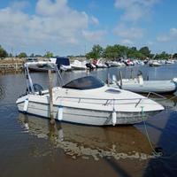 Barca 2 posti letto + Motore 80CV 4 Tempi