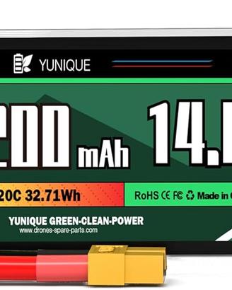 Batteria LiPo 14.8V 2200mAh 120C XT60 RC