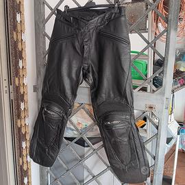 Pantaloni moto in pelle