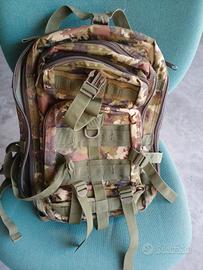 zaino militare mimetico vintage 