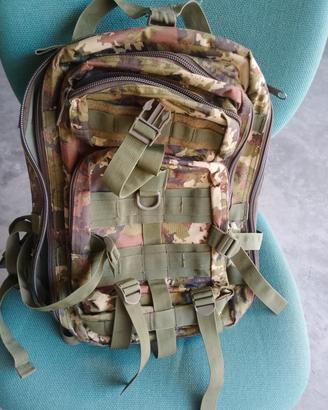 zaino militare mimetico vintage 