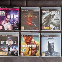 Lotto Giochi PS3 Playstation 3 vari titoli