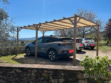 Pergola in legno, 3X6 metri