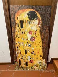 Stampa su tela il bacio di Gustav Klimt