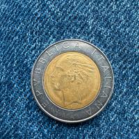 500 lire moneta bimetallica 1985