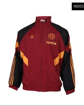 Giacca a vento adidas As Roma indossata taglia M