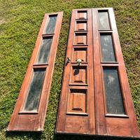 Porta d’ingresso in legno massello