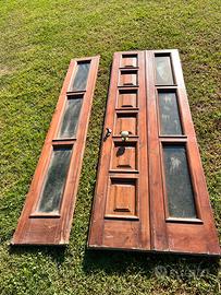 Porta d’ingresso in legno massello