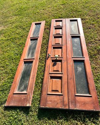 Porta d’ingresso in legno massello