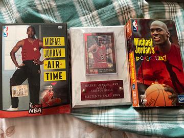 Trittico michael jordan nba bulls memorabilia