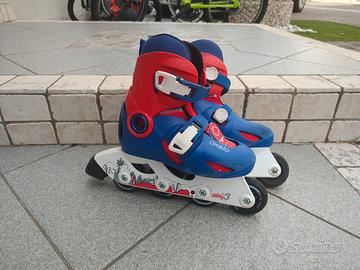 Pattini in linea taglia 28 29 30 bambino bambina