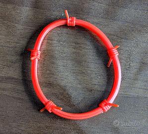 Bracciale effetto filo spinato