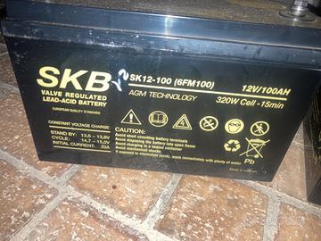 Batteria 12 v 100Ah