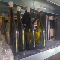 bottiglie per il vino verde scuro vuote 750 ml