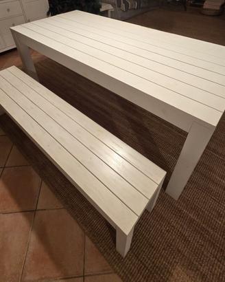 Tavolo legno con panche maison du monde