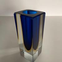 Vaso in vetro di Murano sommerso - Flavio Poli