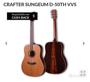  chitarra acustica 50°anniversario CRAFTER Sougeum