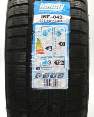 4 Pneumatici 195/55 R15 Infinity Winter