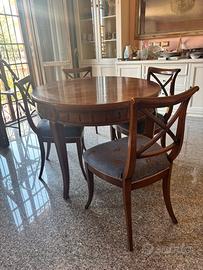 Salottino tavolo 4 sedie e 2 poltrone