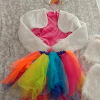 Costume carnevale unicorno bimba