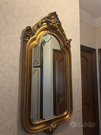 Specchiera Classica Sagomata – Cornice Dorata