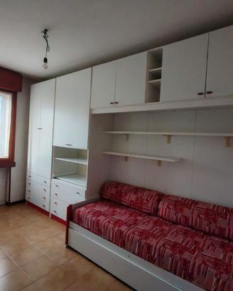 Cameretta/Composizione a ponte - laminato bianco
