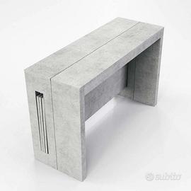 Tavolo Consolle Allungabile effetto cemento