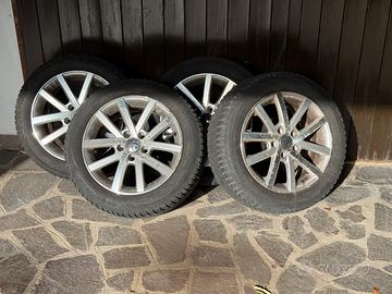 Cerchi 16” più pneumatici 205/55 R16 91H M+S