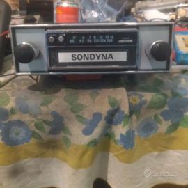 Autoradio epoca FM e lettore cassette stereo 8