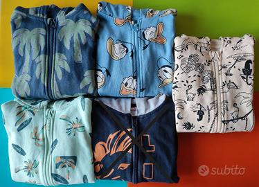 Felpe con zip e cappuccio bambino 7-8 anni 128 cm