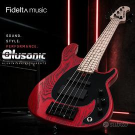 Alusonic Django Basic 5 Rosso Basso Elettrico