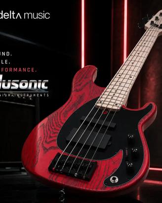 Alusonic Django Basic 5 Rosso Basso Elettrico