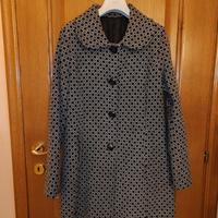 Cappotto donna fantasia geometrica 