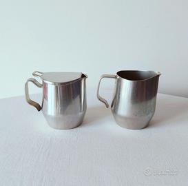 Set Alessi vintage anni '70, inox 18/10, 35 cl